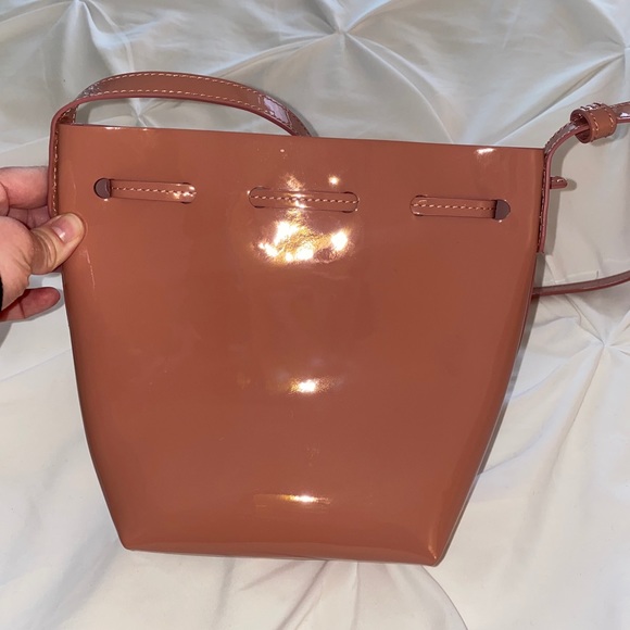 Mansur Gavriel Patent Mini Mini Bucket Bag - Picture 2 of 5